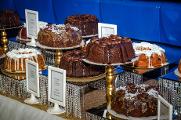 Cakes displayed at the SMC Holiday Luncheon.