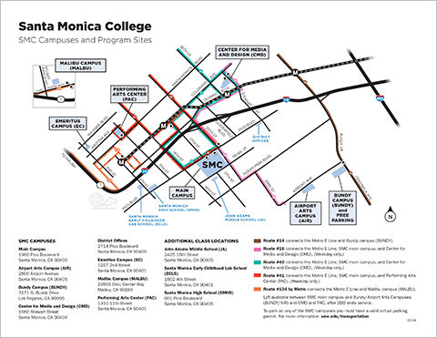 SMC Transit Map