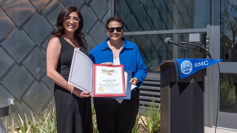 SMC award from Senator Henry Stern