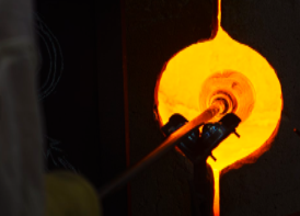 Image of the glass furnace at the art complex