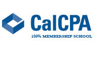 CalCPA 100% membership school logo