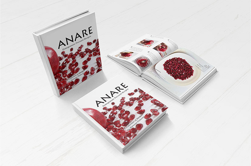 Pomegranate Recipe Book Graphic