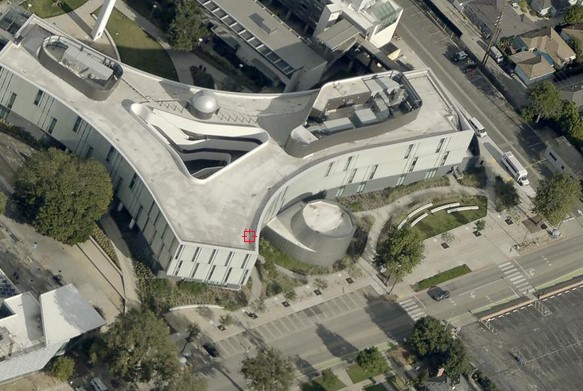 Location of the Weather Station on the Math and Science Building