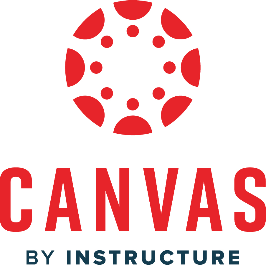 A red design with the words "CANVAS BY INSTRUCTURE".