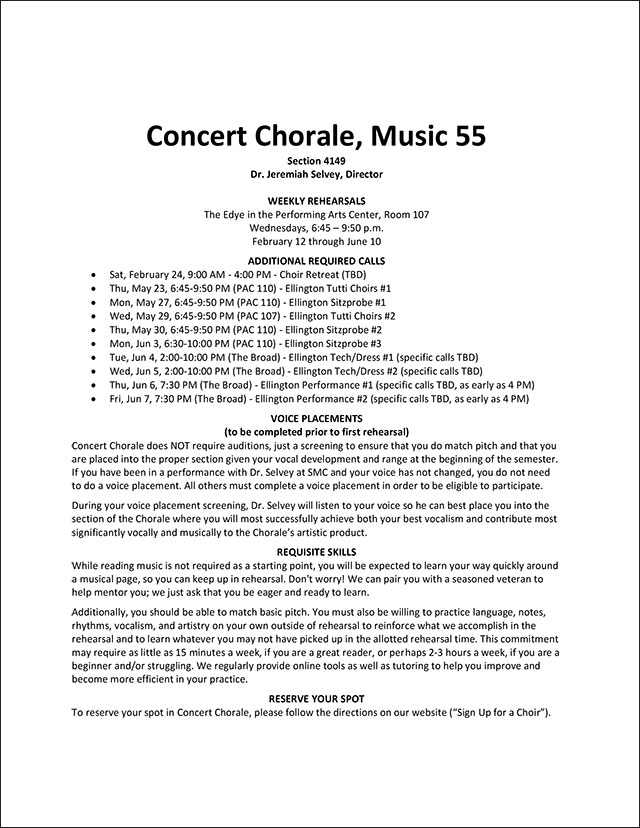 Concert Chorale Flyer page 2