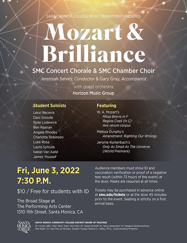 Mozart and Brilliance flyer