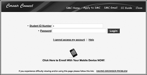 Corsair Connect login window