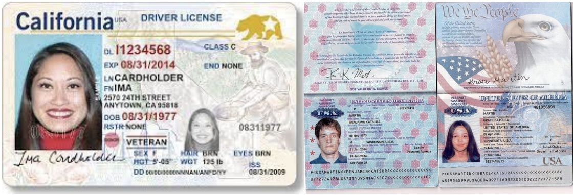Valid ID example