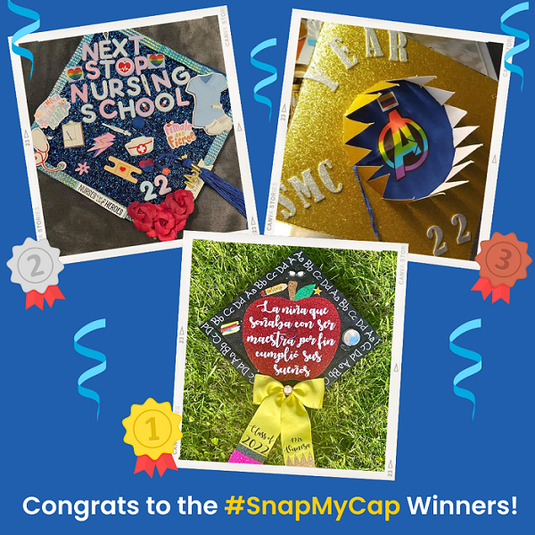 decorated graduation mortar boards
