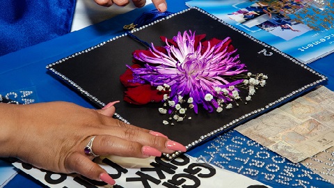 decorated mortar board