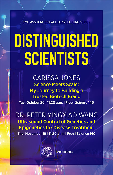 Fall 2026 Lecture Series Distinguished Scientists