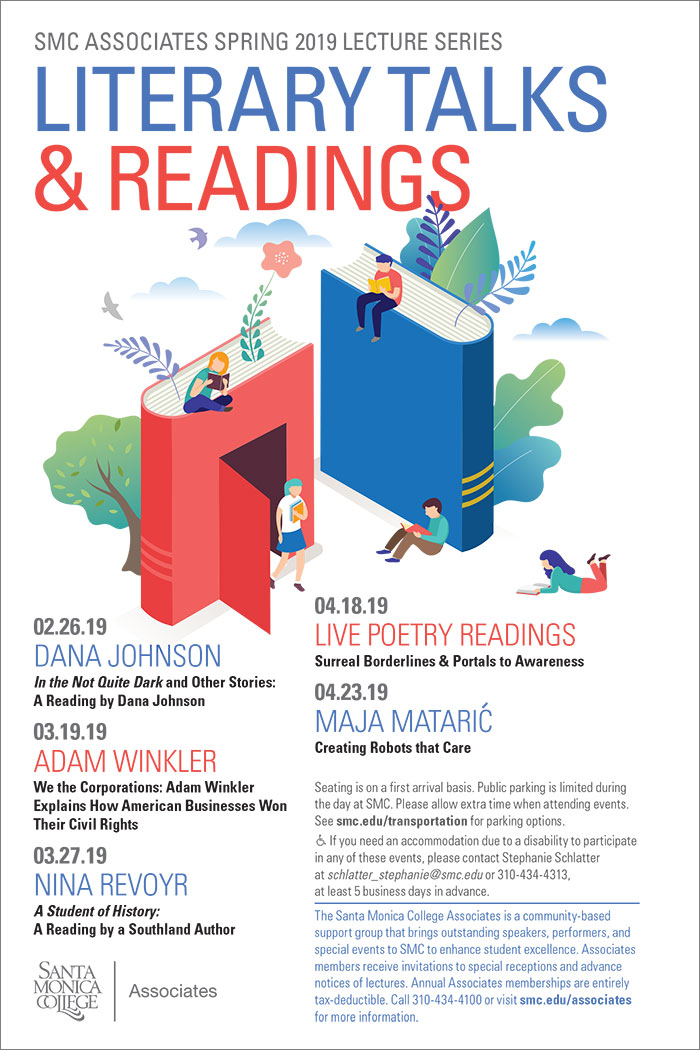 PDF File of the Literary Talks & Readings Postcard