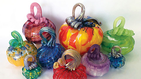 SMC Glass Pumpkin Sales