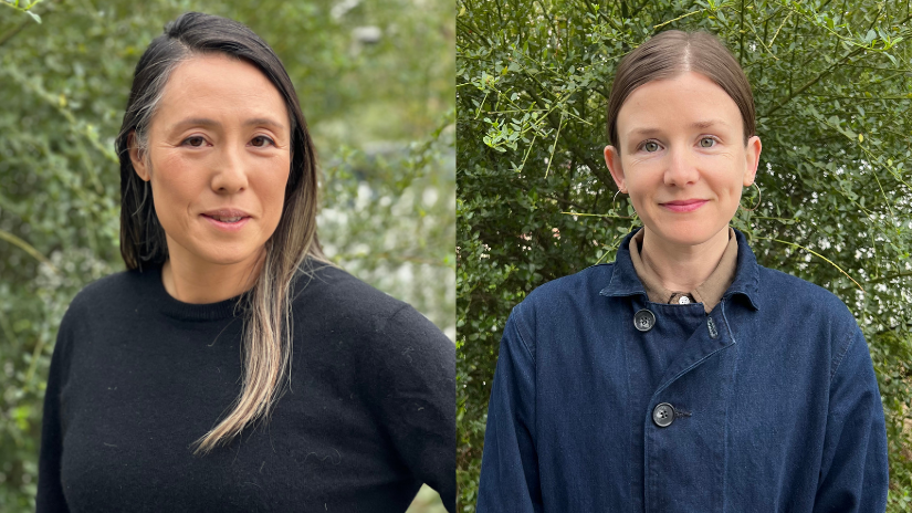 Erin Jue and Madison Brockman of Los Angeles Art Conservation
