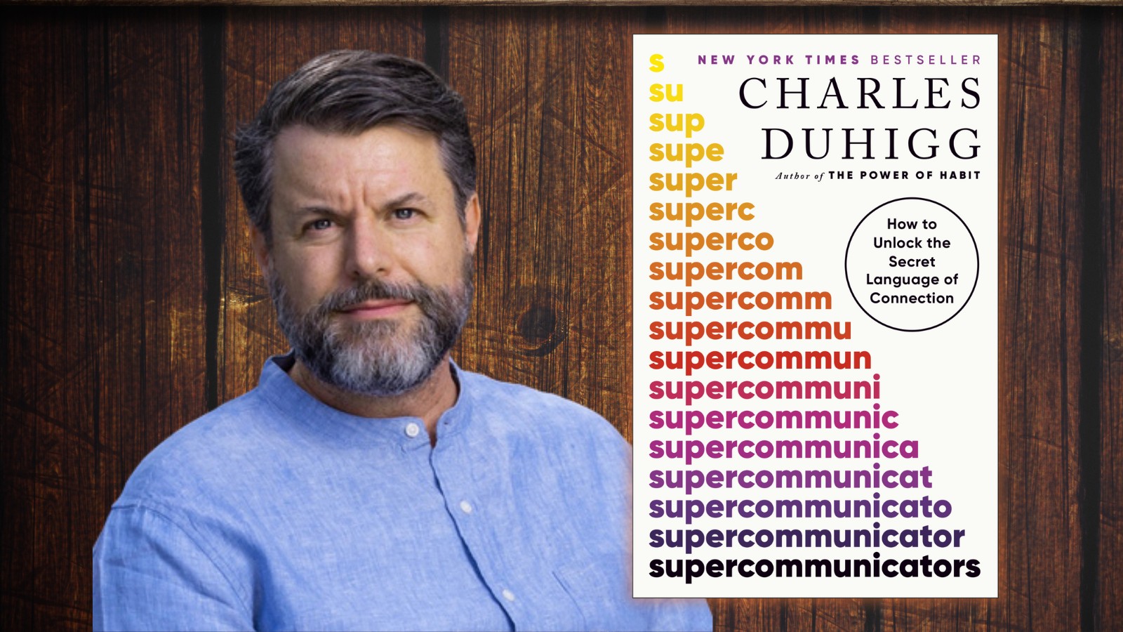 Author Talk with Charles Duhigg
