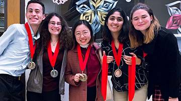 SMC Debate Team with medals