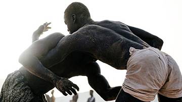 Nico Therin Senegalese Wrestling Photos