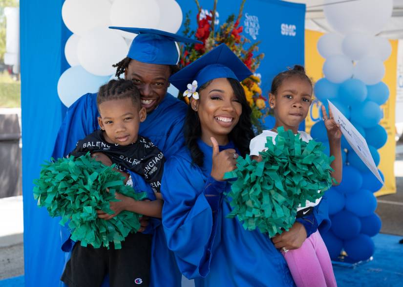 Husband and wife duo Aaron and Arion Bell are graduating together, Aaron with an Associate’s in Business Management and Arion in Cosmetology. Between juggling children and life responsibilities, it took them several years to get to, then finish college.