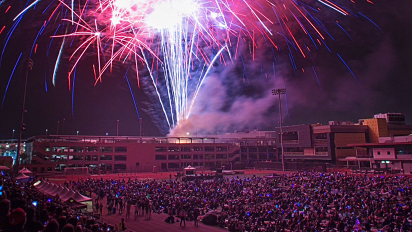 Santa Monica College presents Celebrate America 2023 — the biggest, most sensational patriotic event on the Westside — Saturday, July 1. Gates open at 5 p.m., with entertainment at 6 p.m. and fireworks at 9 p.m. Admission is free; parking is $5.