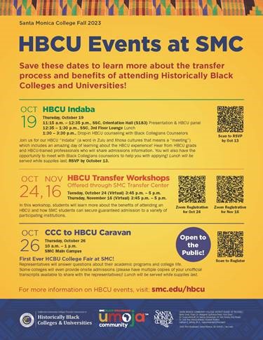 HBCU Events Flier