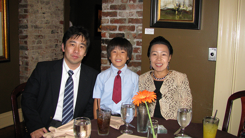 Kota with his Parents