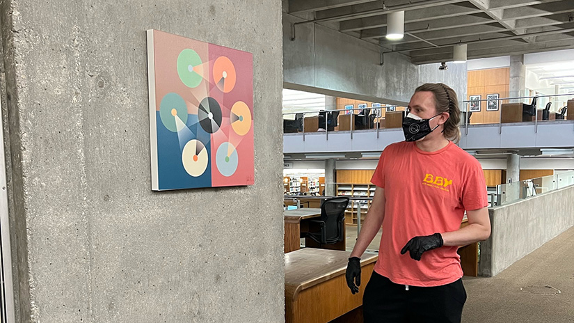 Justin C. M. Brown Donates Art to Santa Monica Library