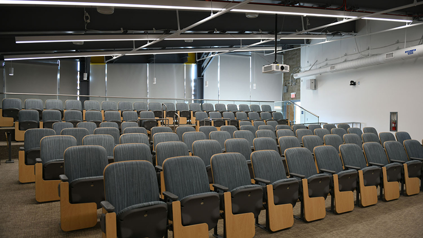 A lecture hall at SMC Malibu