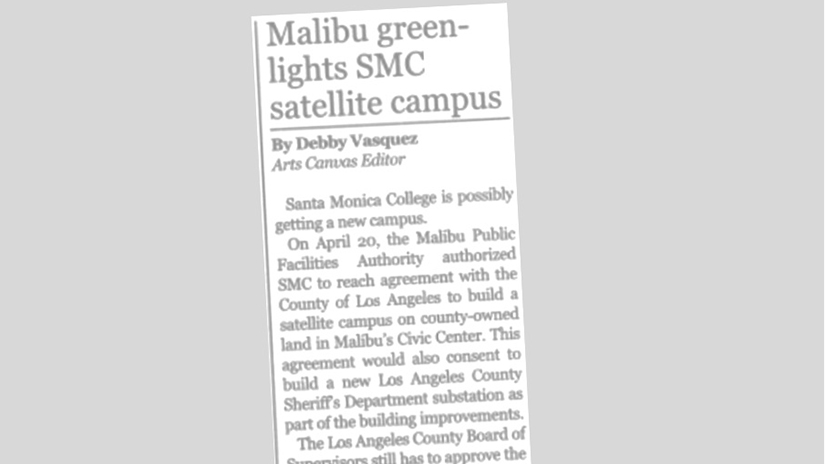 Malibu green lights campus.
