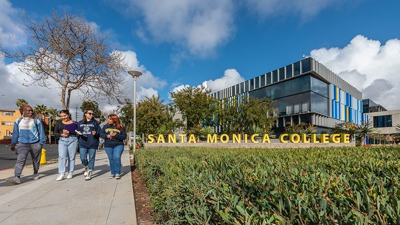 Santa Monica College today.