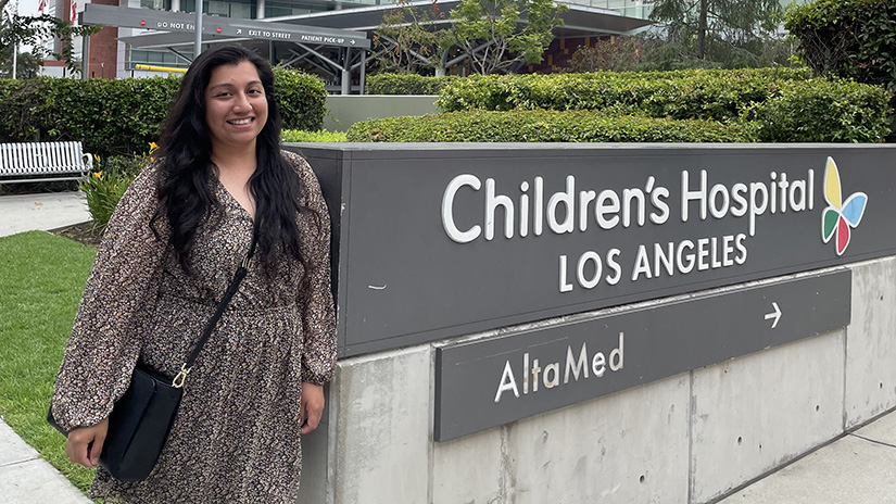 Jasmin at Childrens Hospital Los Angeles