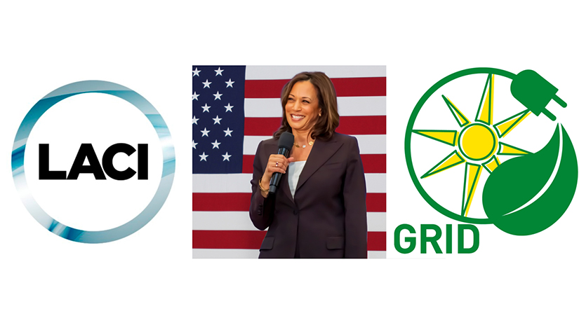 Vice President Kamala Harris visiting LA Cleantech Incubator and GRID Alternatives