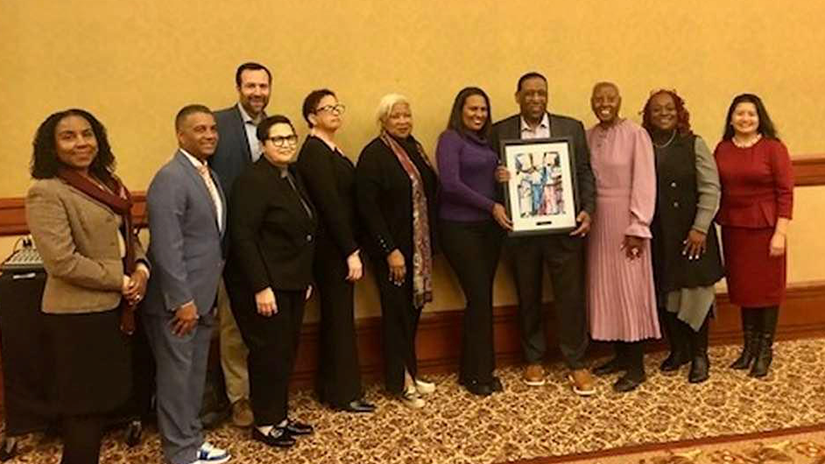 Barry Snell, SMC Trustee and past board chair, was honored by the African American Trustees Caucus of the California Community Colleges Trustees Association (CCCTA)