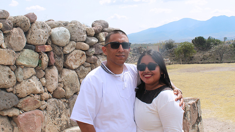 Sammy and Christina in Oaxaca