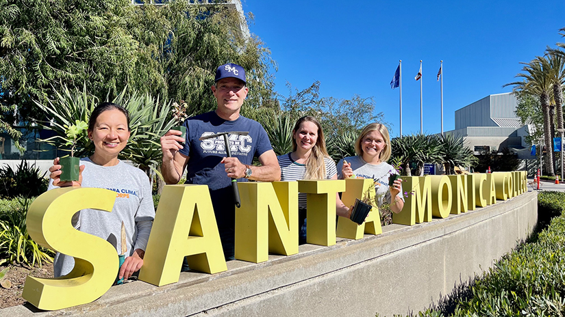 SMC leads the way with the first community college microforest