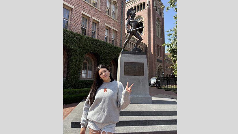 Adriana and Tommy Trojan