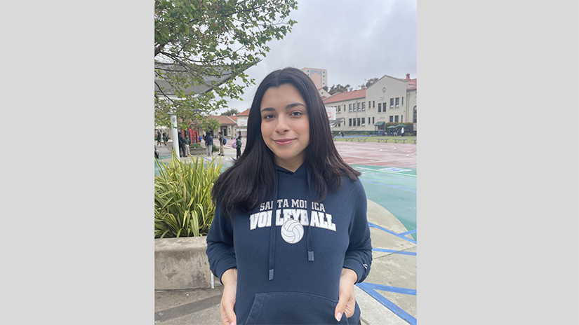 Adriana upon committing to play volleyball at SMC