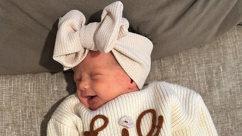 Adeline Nova granddaughter of Nancy Grass and Deirdre Weaver