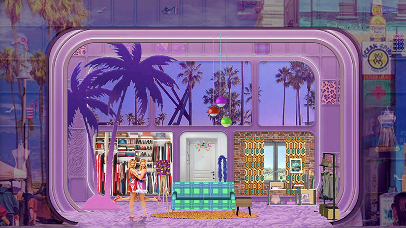 Storyboard from ROMY & MICHELE THE MUSICAL