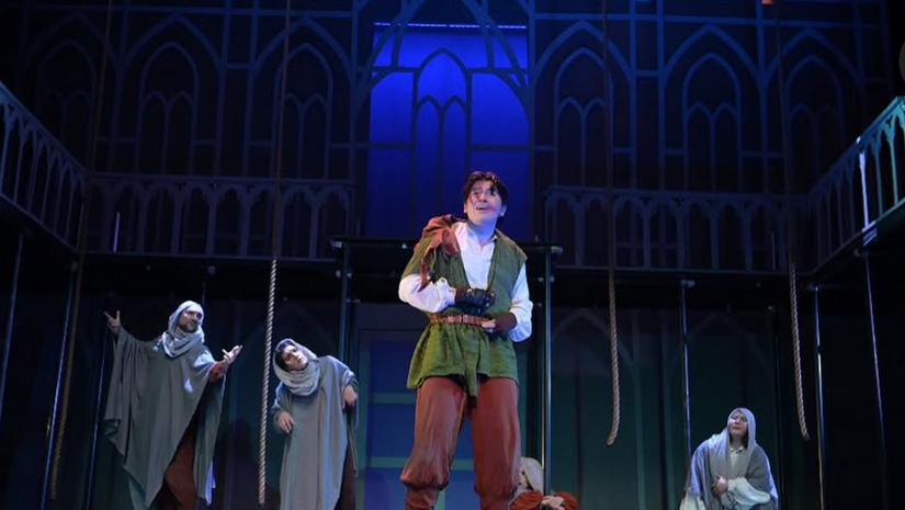 Brayden in a scene from The Hunchback of Notre Dame