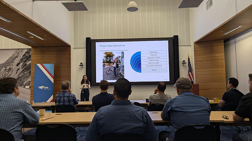 Ghazal's final presentation at Kite