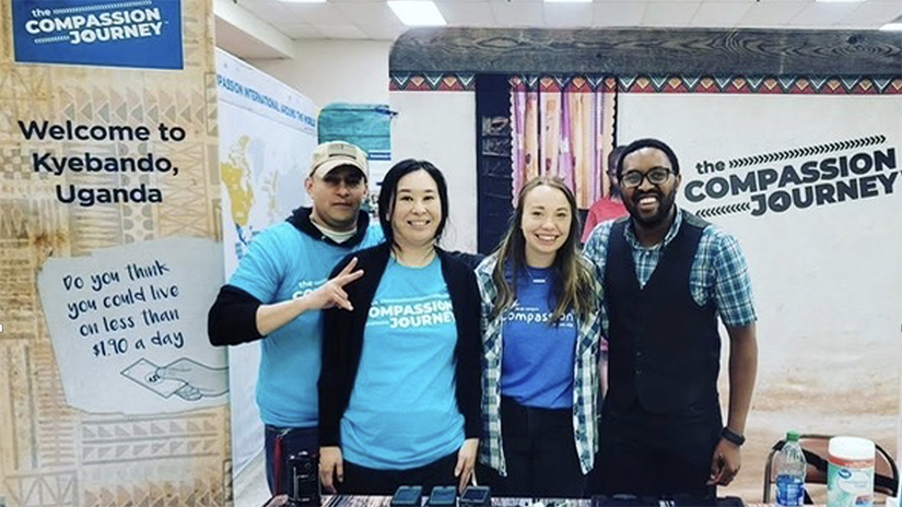 Patricia with colleagues at the compassion event in torrance