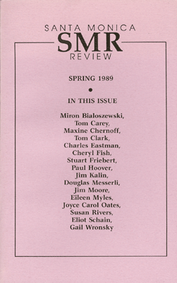 Spring 1989 Santa Monica Review Cover