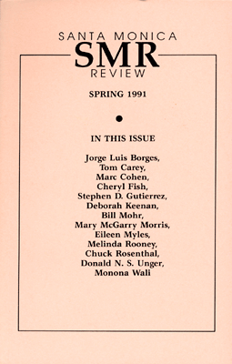 Spring 1991 Santa Monica Review Cover