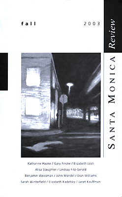 Fall 2003 Santa Monica Review Cover