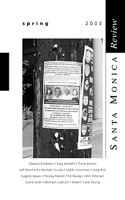 Spring 2003 Santa Monica Review Cover