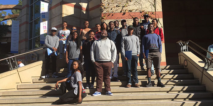 BCC Students on a trip to UCLA