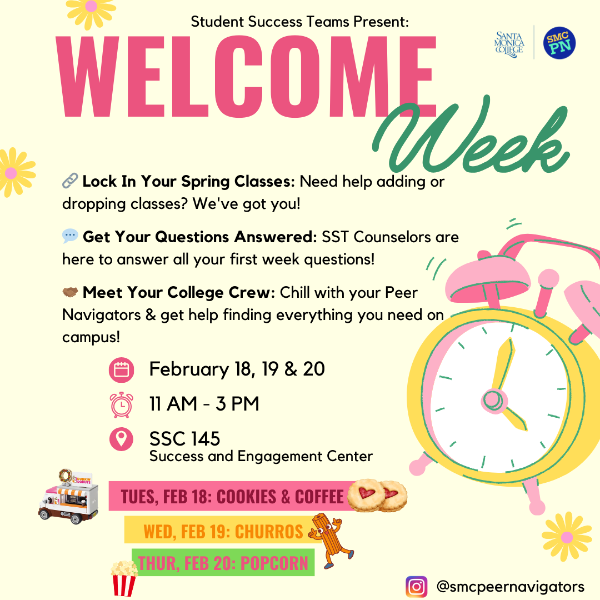 Welcome Week Flyer