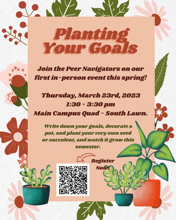 Plant Your Goals Flyer Plant Your Goals Flyer