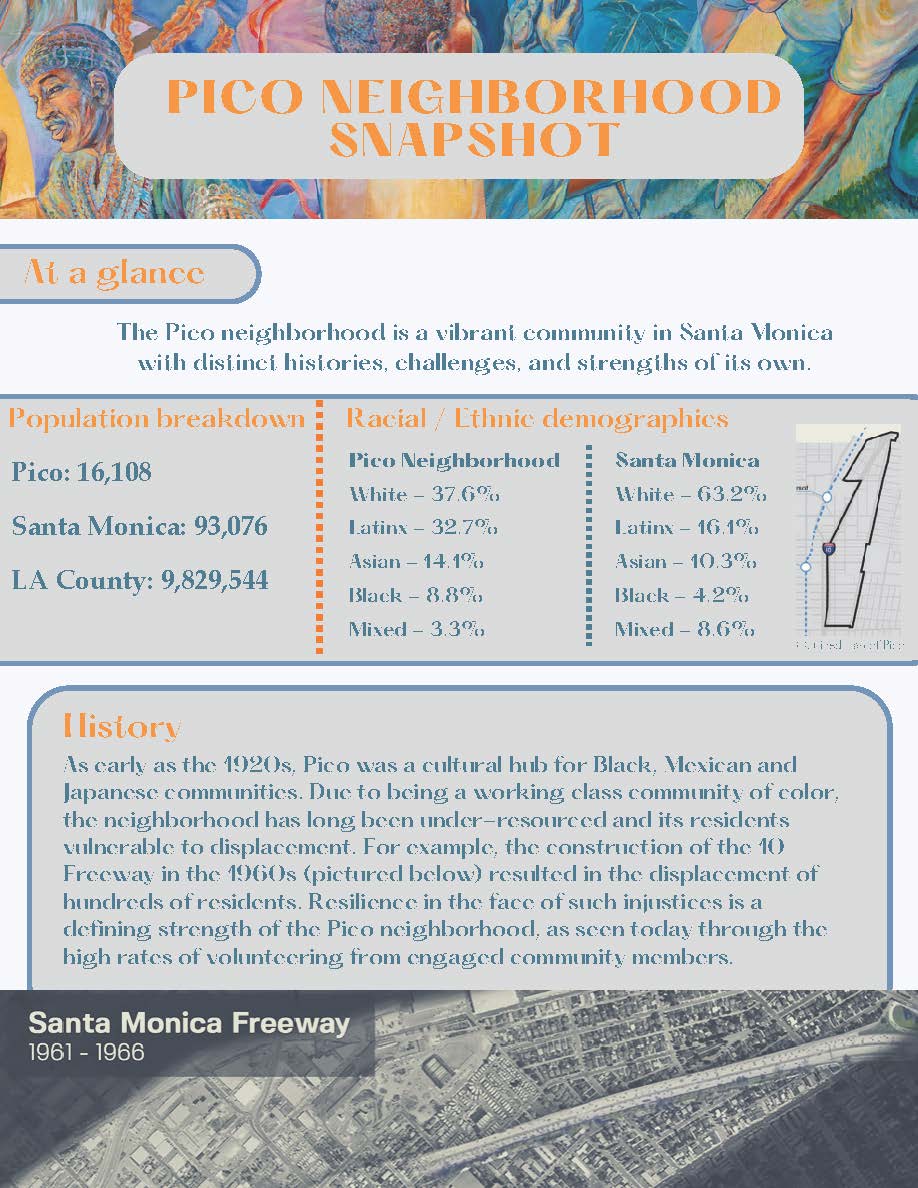 Pico Neighborhood Snapshot page 1