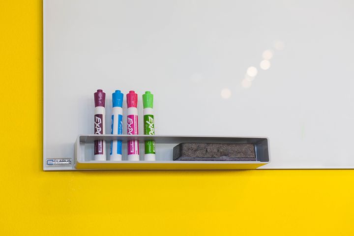 White Board with Markers